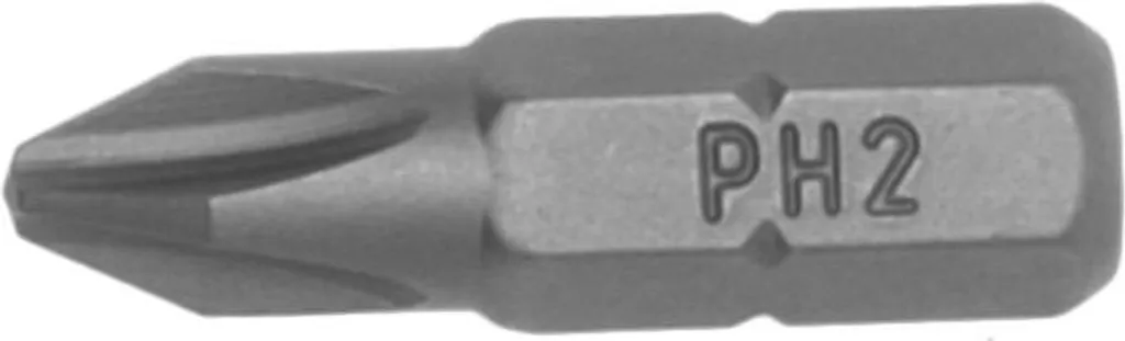 Set 10 Punte Phillips PH2 25mm | Inserti Acciaio S2 per Avvitatore Professionali