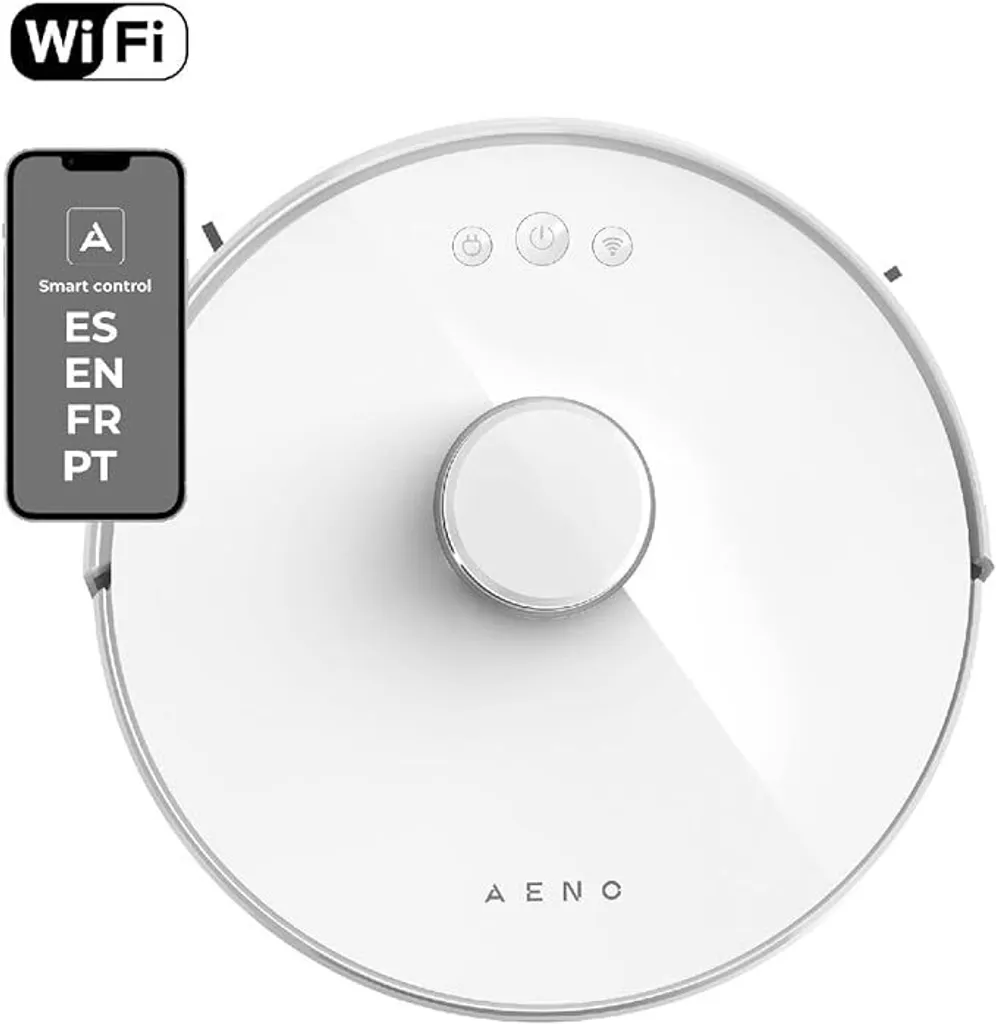 Dites Adieu à la Poussière avec l'Aspirateur Robot AENO RC2S Intelligent