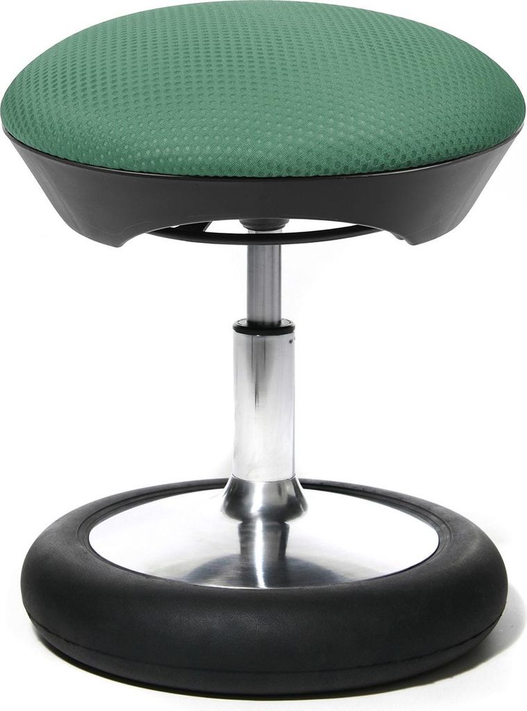 Kinderhocker Topstar Drehhocker ergonomisch Sitness Kid 20 Net drehbar, höhenverstellbar, chrom/mintgrün
