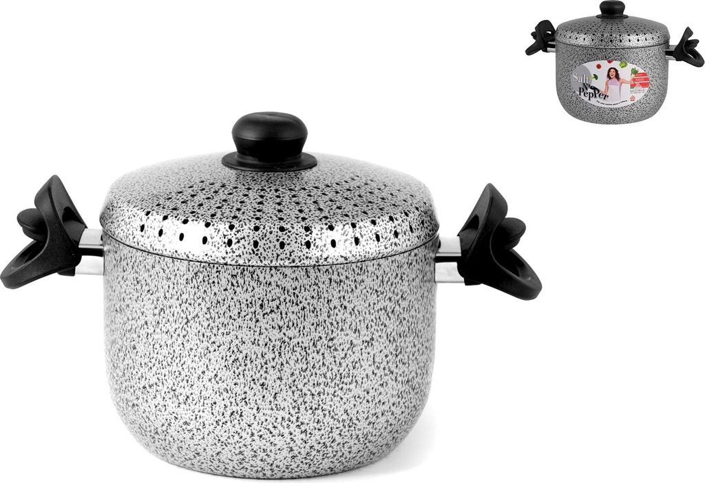 Home Salt N'Pepper Aluminium-Nudeltopf mit Deckel, Produktbild 