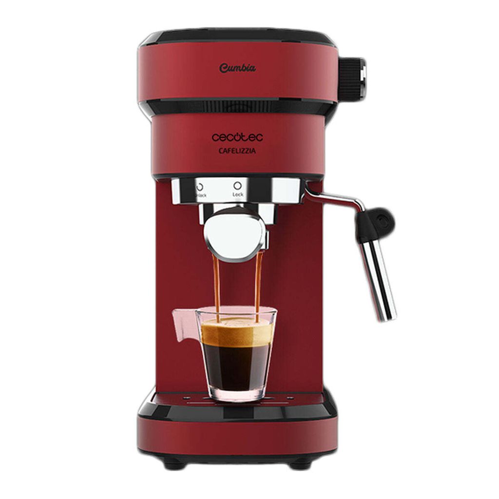 Manuelle Express-Kaffeemaschine Cecotec Cafelizzia 790 Shiny 1,2 L 20 bar 1350W Rot