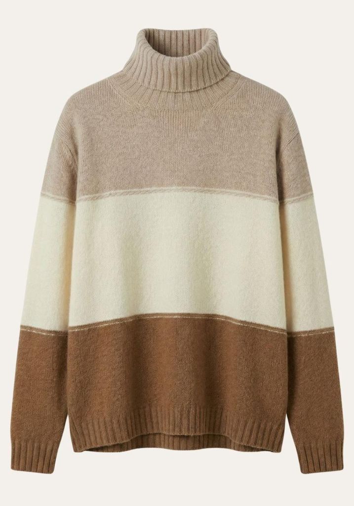 Damen Cashmere Rollkragen Sweater - Größe: S/M