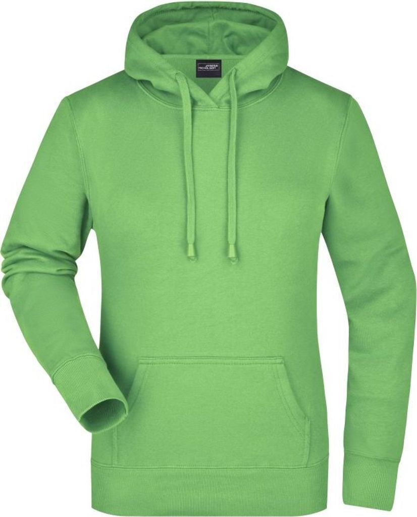 Ladies' Hooded Sweat Klassisches Kapuzensweat lime-green, Gr. S