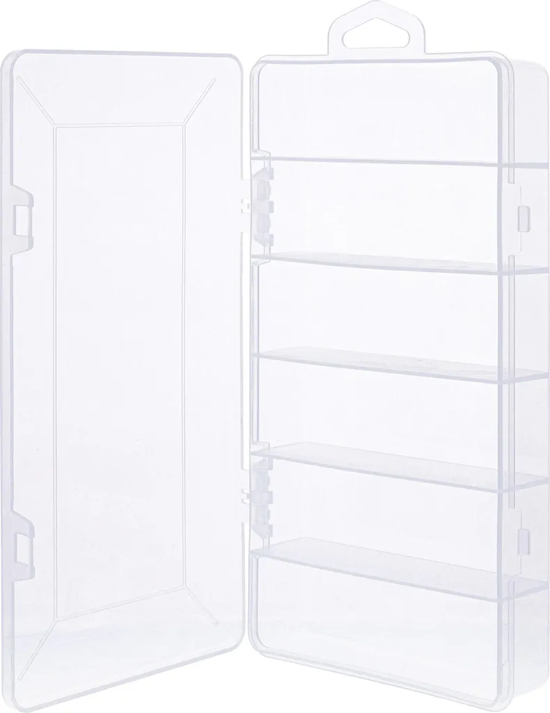 InLine Boîte de Rangement 6 Compartiments 206x107x33mm Transparente