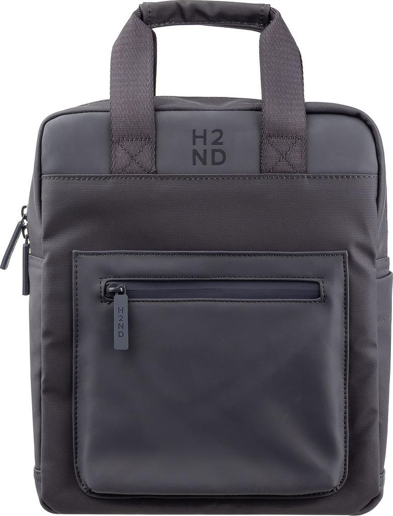 H2ND CL.12679 Backback Canvas Style HAMBURG L Rucksack midnight navy