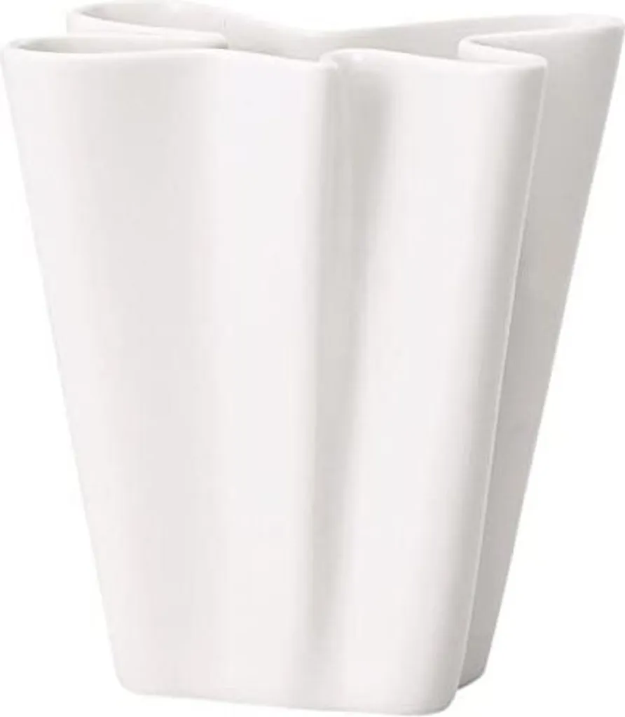 Vase en Porcelaine Design Flux Blanc Rosenthal - Décoration 14 cm