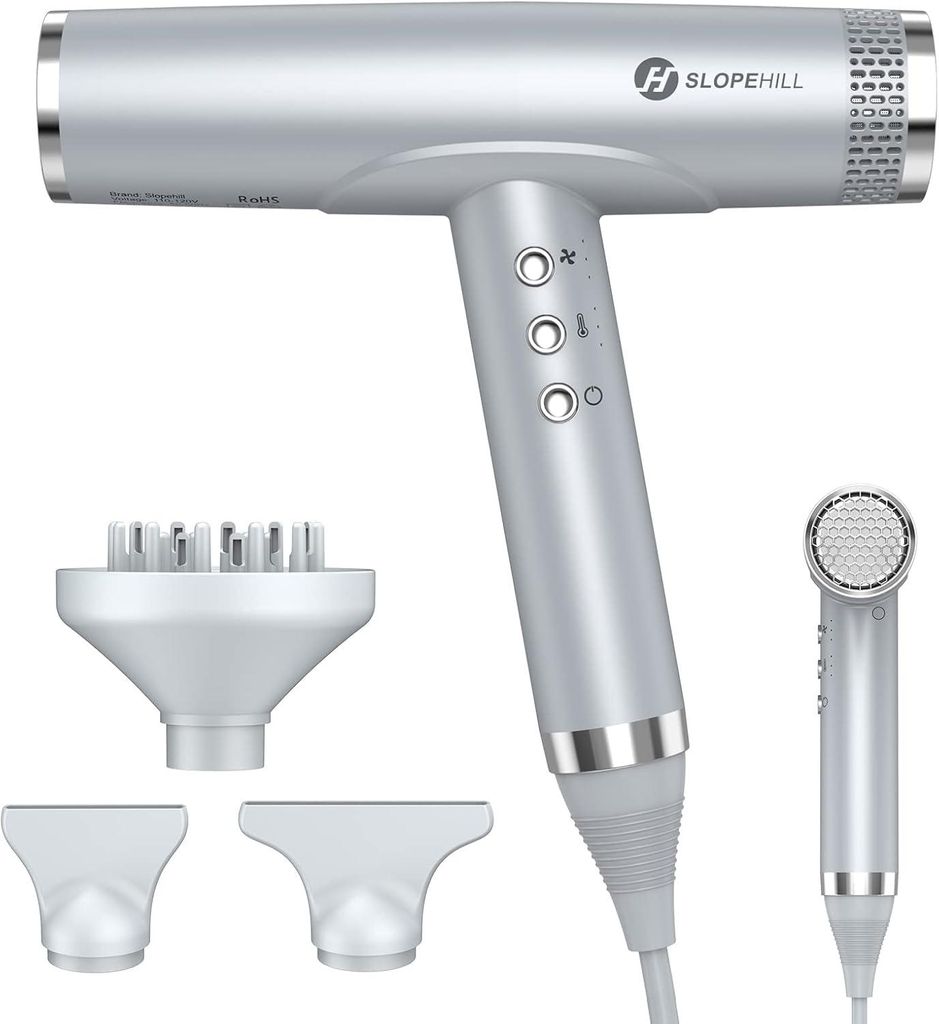 Slopehill Ionen Haartrockner, 2000W 110,000RPM Bürstenloser Produktbild 