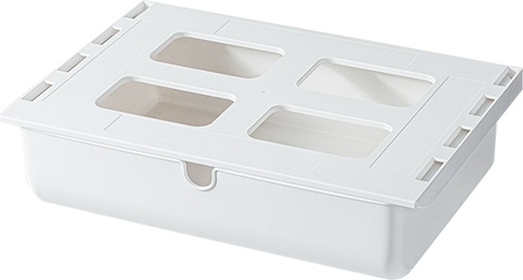 1/2-teilige Aufbewahrungsbox, multifunktionaler, selbstklebender Organizer, große Kapazität, glatte Kanten, gratfrei, verstecktes Design, Organiz...