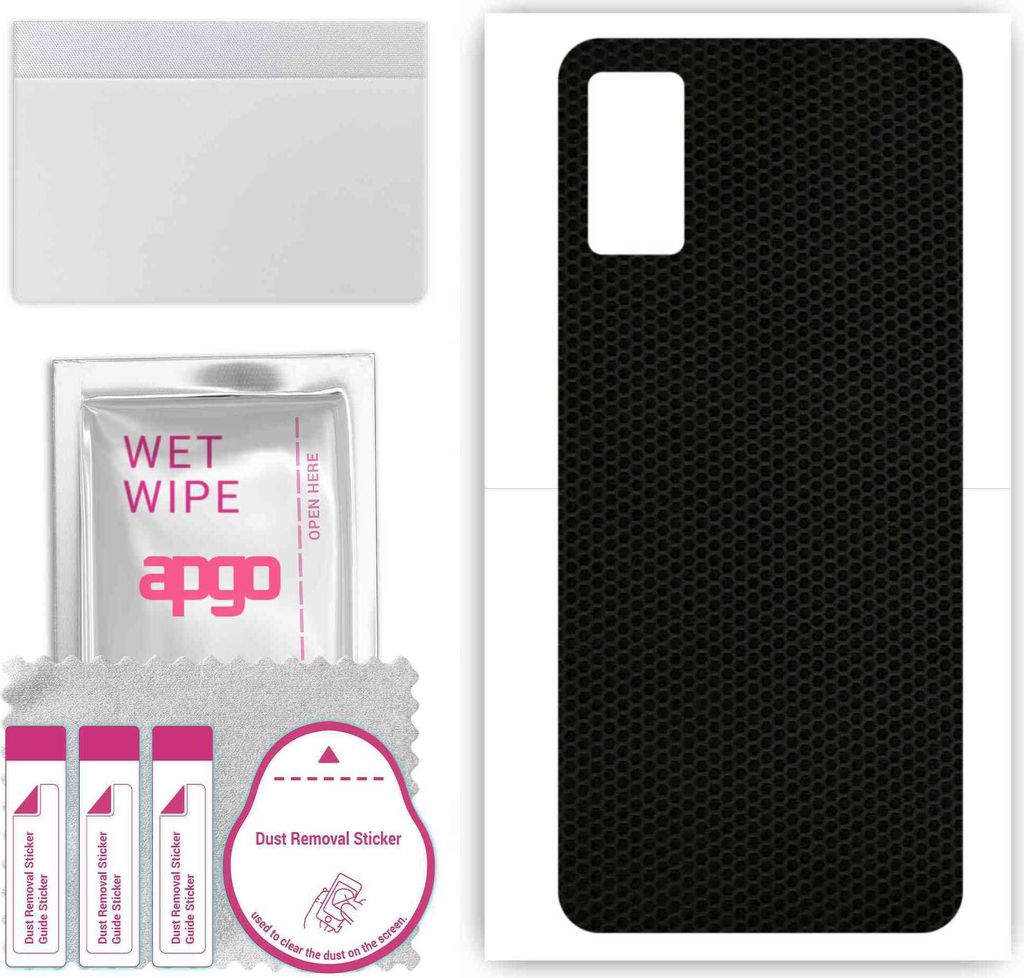apgo Rückseite Schutzfolie, Skin, kompatibel mit ZTE Blade 11 Prime, Hinten Displayschutzfolie aus Vinylfolie, kratzfest, einfache Montage - Matrix