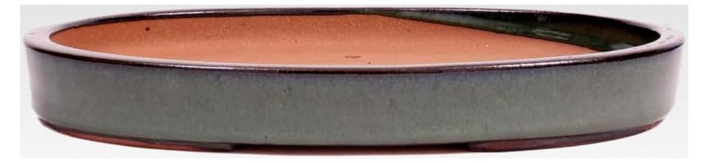 Bonsai - Waldschale oval 34 x 24 x 4,5 cm moosgrün frostfest