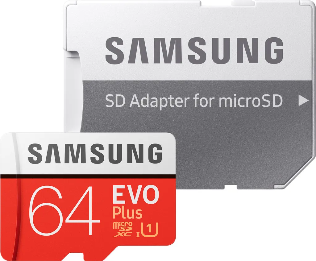 Carte MicroSD Samsung 64 Go EVO Plus pour Smartphone et Console Switch