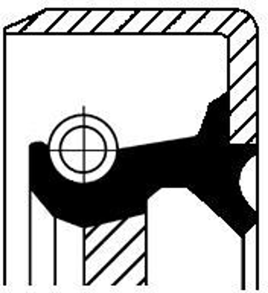 Wellendichtring, Kurbelwelle CORTECO 12011674B