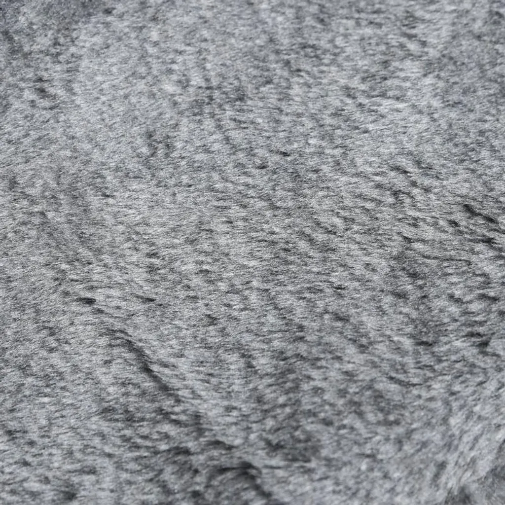 Petit escalier chat et chien 35 cm aspect peluche 4 marches gris clair