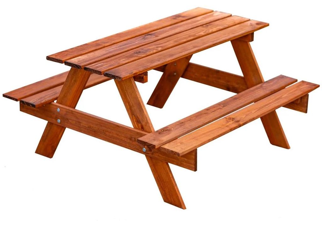 ITA Kindersitzgarnitur aus Holz Braun - Kinder Produktbild 