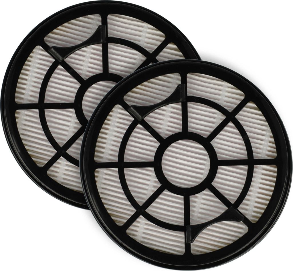 vhbw 2x Staubsaugerfilter kompatibel mit Rowenta Swift Power Cyclonic RO2957, RO2957EA, RO2981, RO2981EA Staubsauger - HEPA-Filter Schwarz Weiß