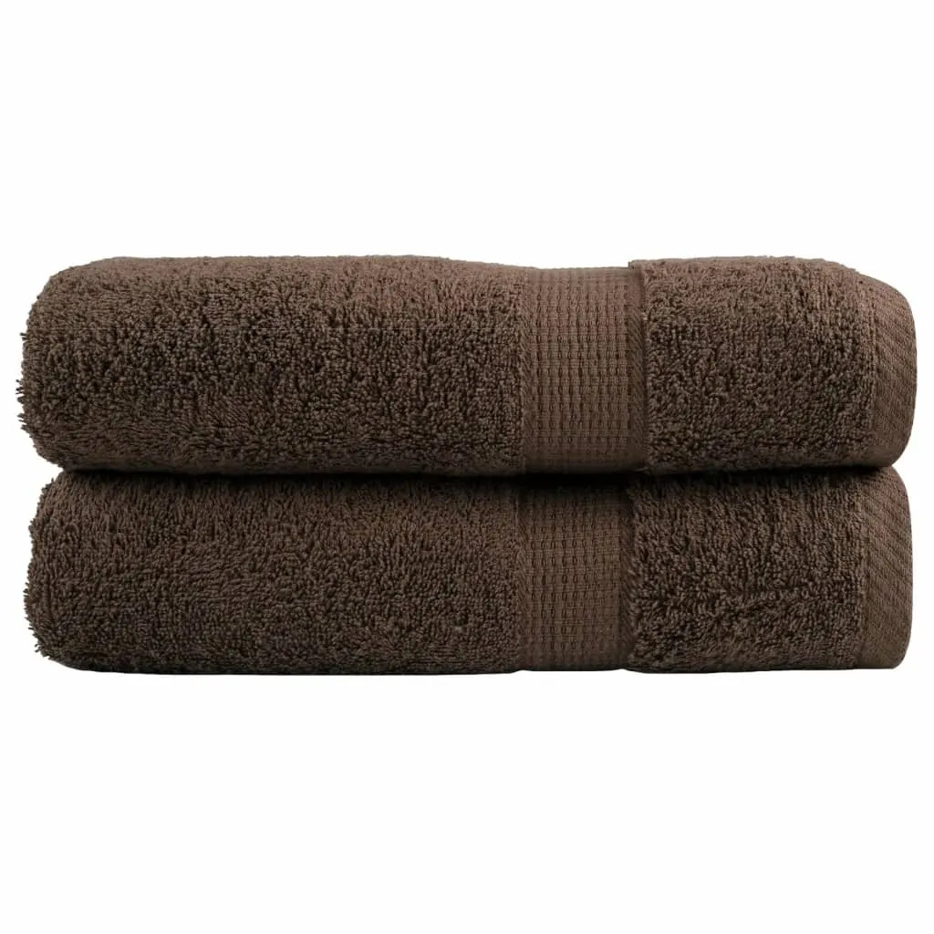 Asciugamani SOLUND Premium 50x100 cm - Spugna 600g/m² Marrone