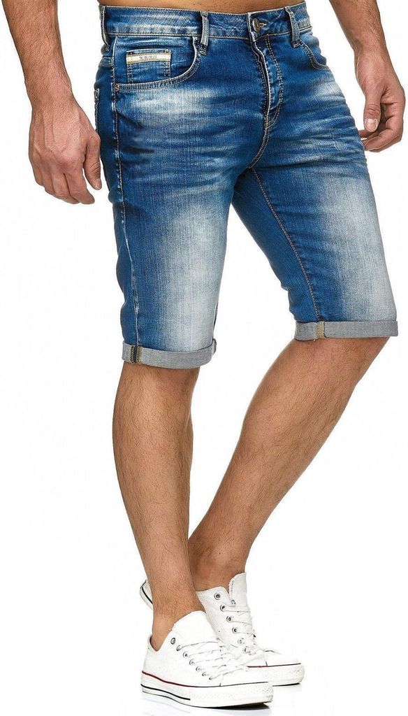 Red Bridge Herren Jeans Short Kurze Hose Denim Basic