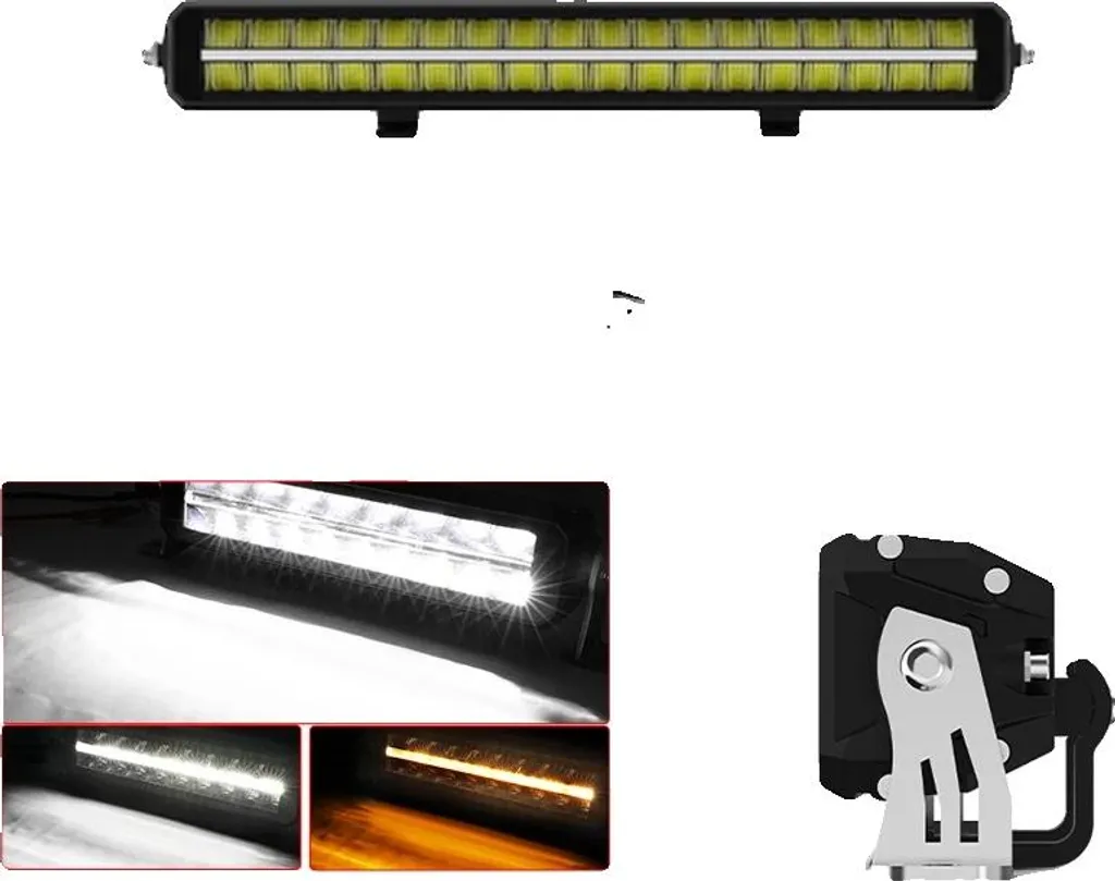 Barre LED 22 pouces Combo Beam IP68 avec faisceau de câbles DT