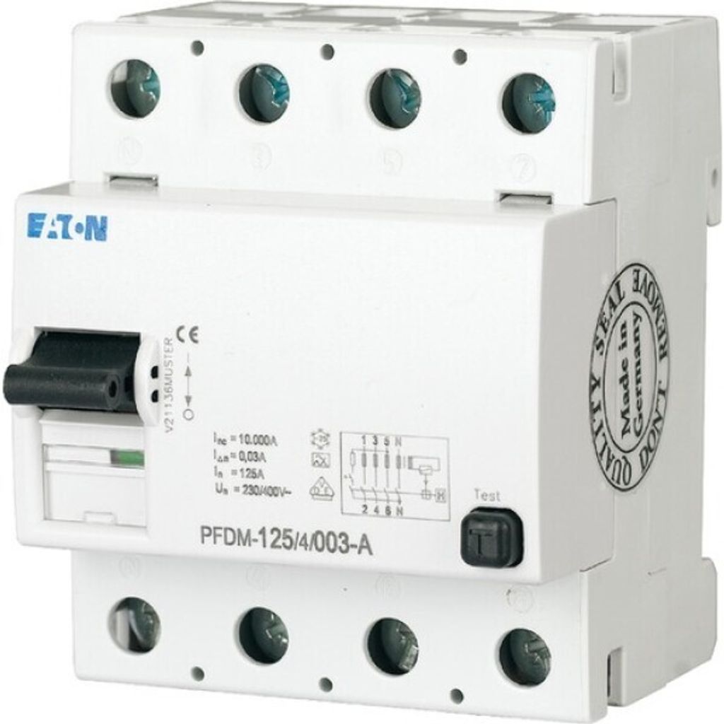 PFIM-100/4/003 100A/30MA/AC Disjoncteur différentiel 100A Image du produit 