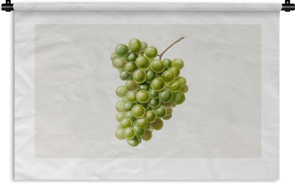MuchoWow Wandteppich Wandbehang Lebensmittel - Weintrauben - Obst 120x80 cm Tapisserie Dekoration Wandtuch - Wanddekorationen - Wandtücher
