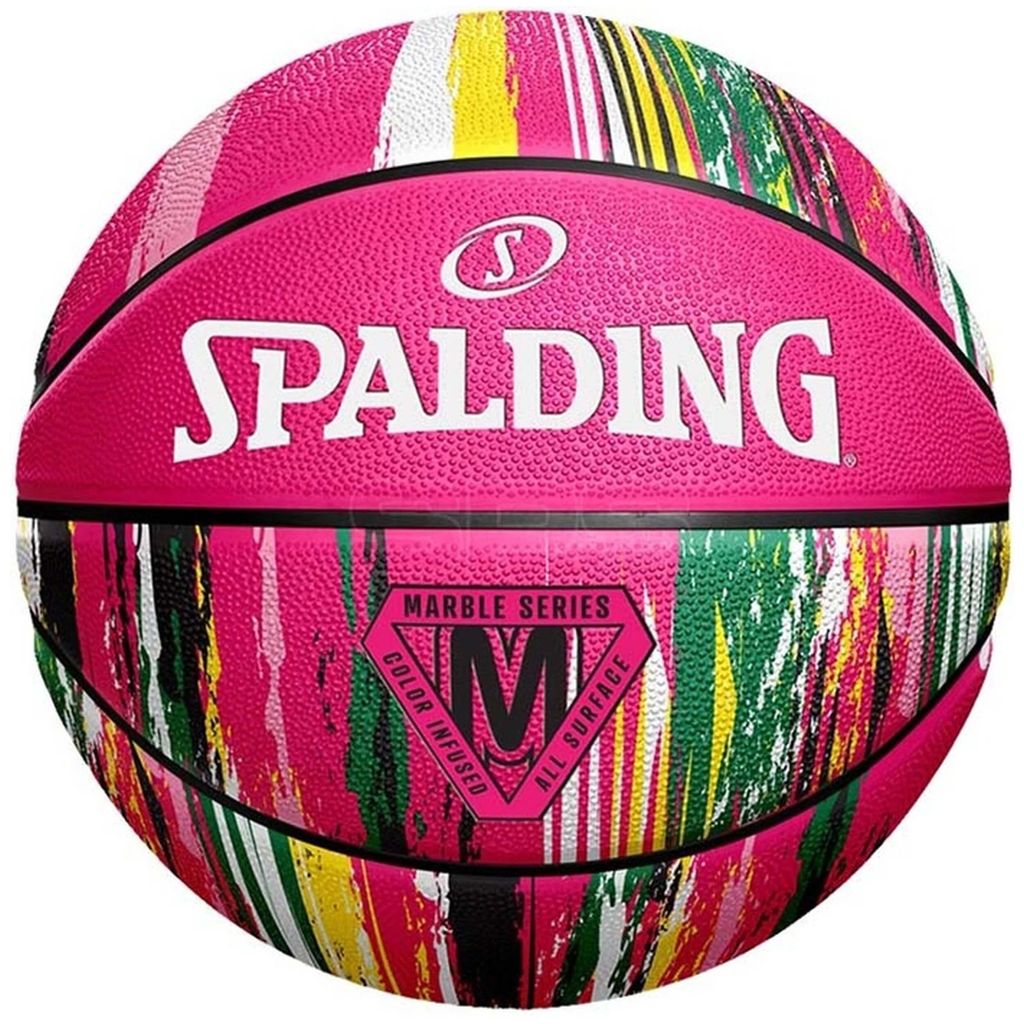 Spalding Marble Series Basketballball Mehrfarbig,Rosa 6 Produktbild 