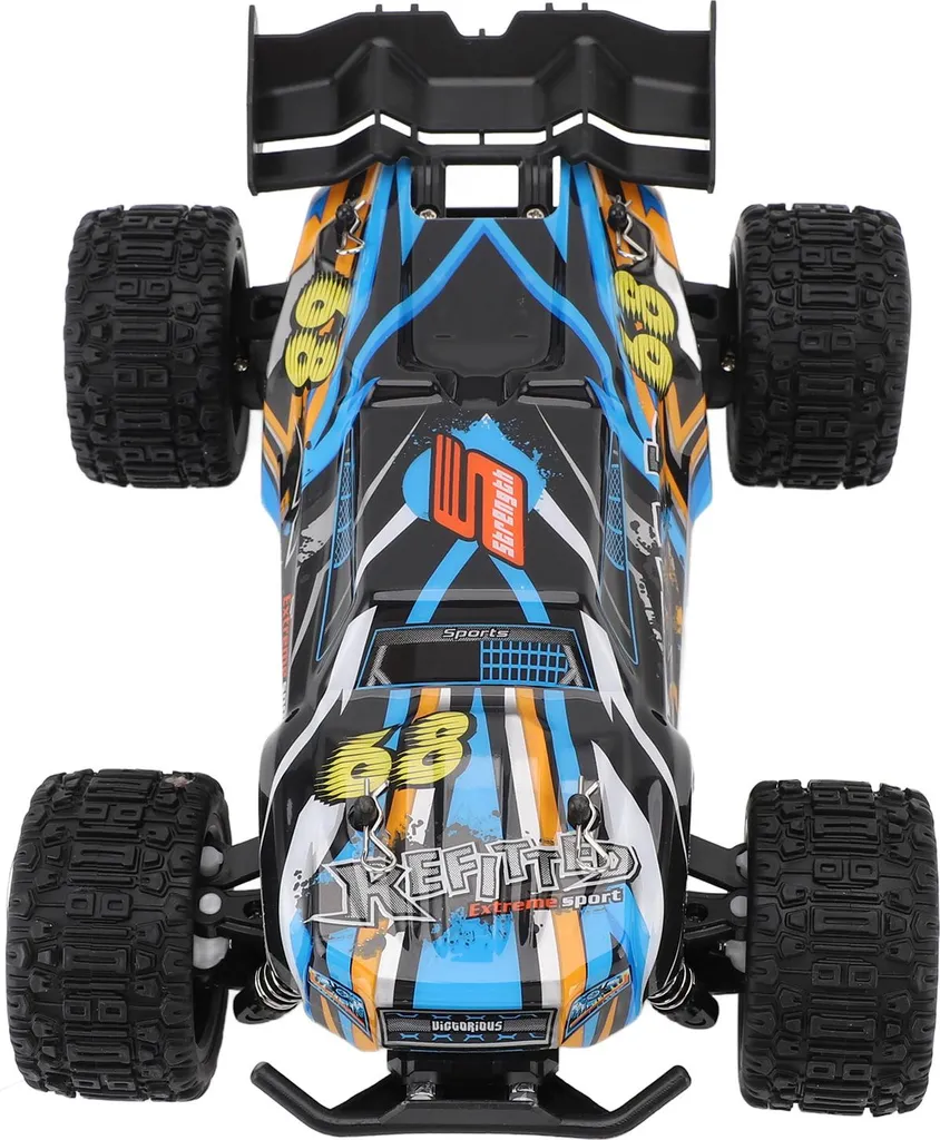 Voiture télécommandée de Drift : Véhicule Électrique RC Tout-terrain Bleu - 3
