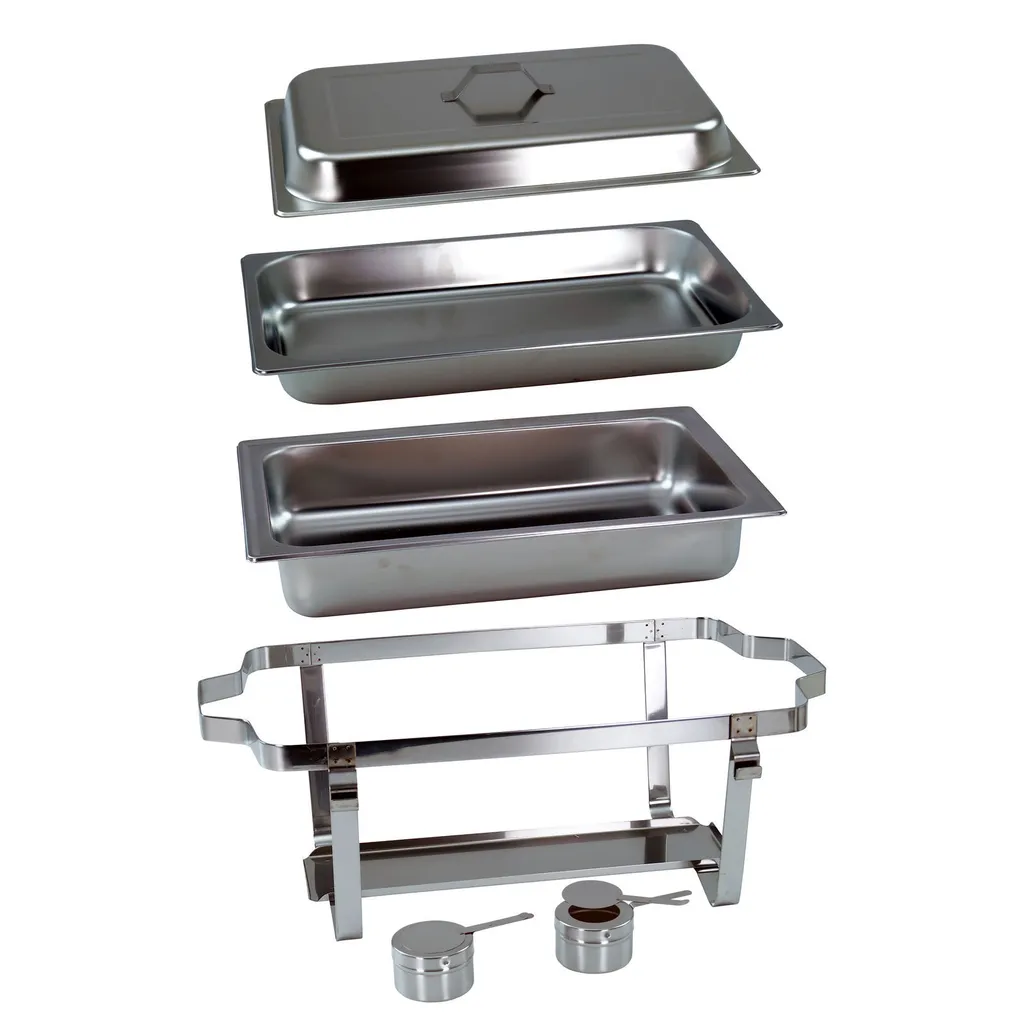 Chafing Dish pour buffet de mariage et réception avec bac GN 1/1 - 3