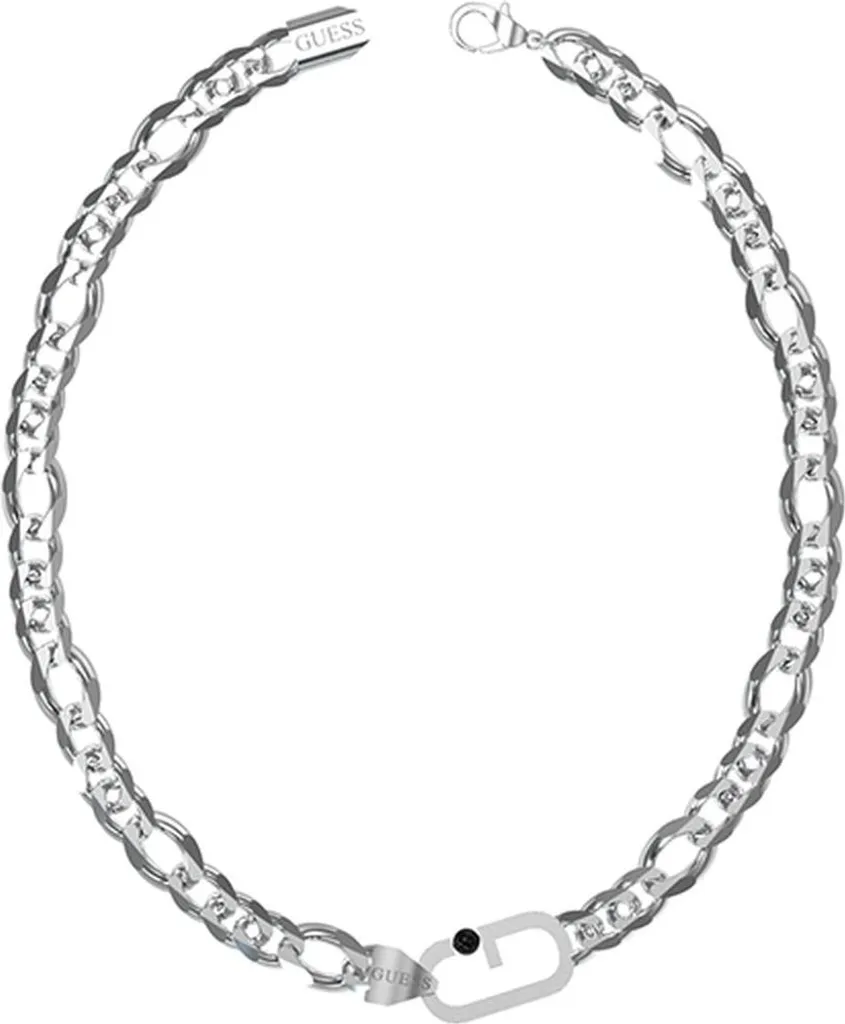 Offerta Collana Guess G Stripes | Catena Uomo Argento 50-70cm