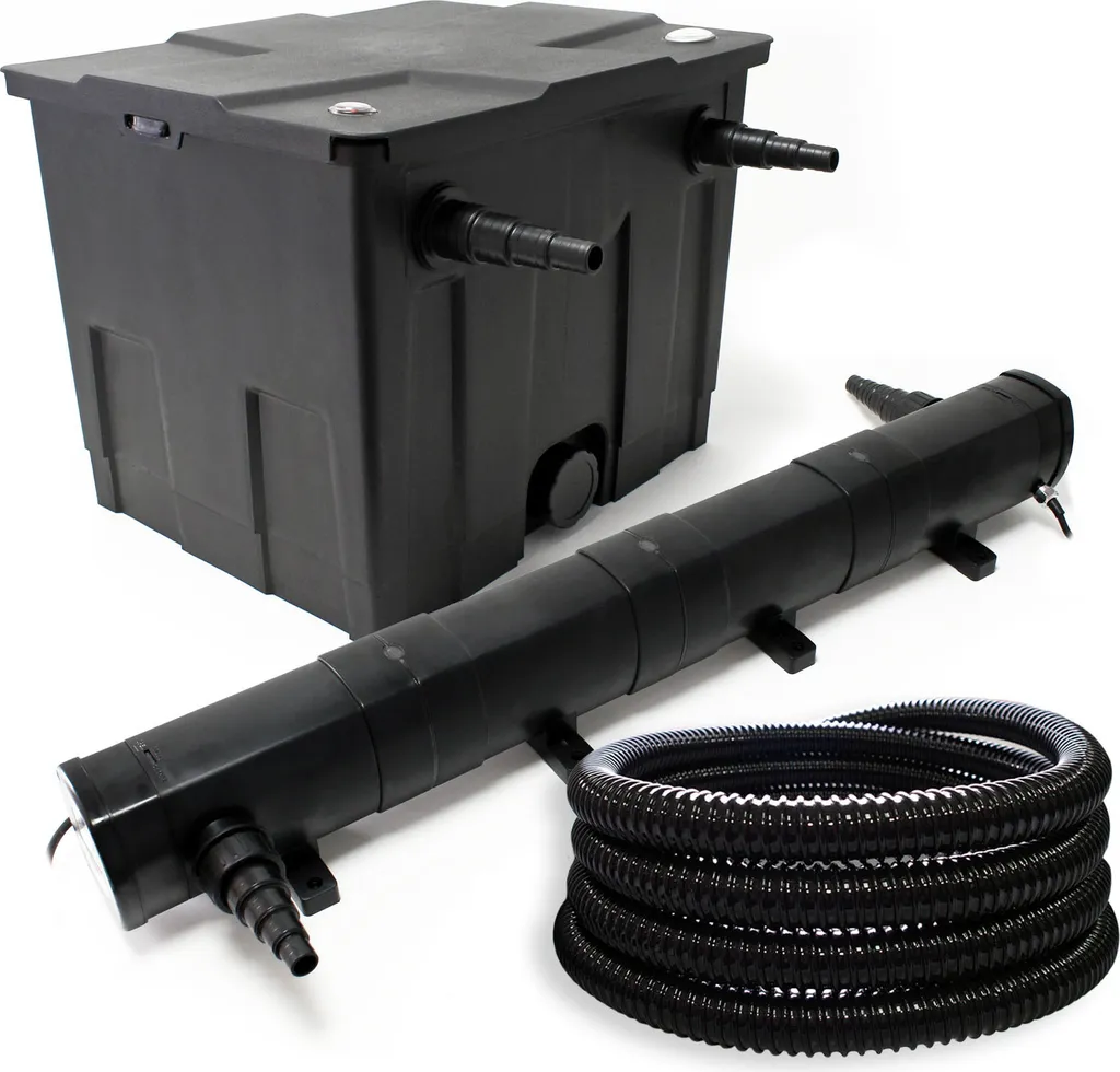 Kit Wiltec CBF-350 Filtre de Bassin 12000L et Clarificateur CUV-272 72W