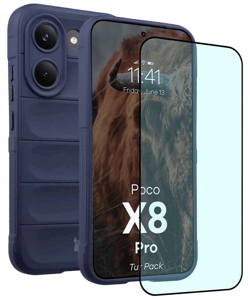 Robuste Handyhülle + gehärtetem Glas für Xiaomi POCO X8 Produktbild 