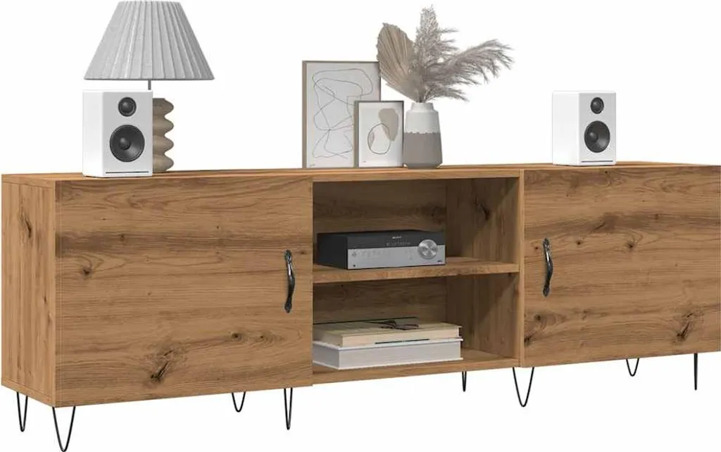 Mobile Porta TV 150 cm Rovere Artisan vidaXL | Qualità e Stile per Casa - 3