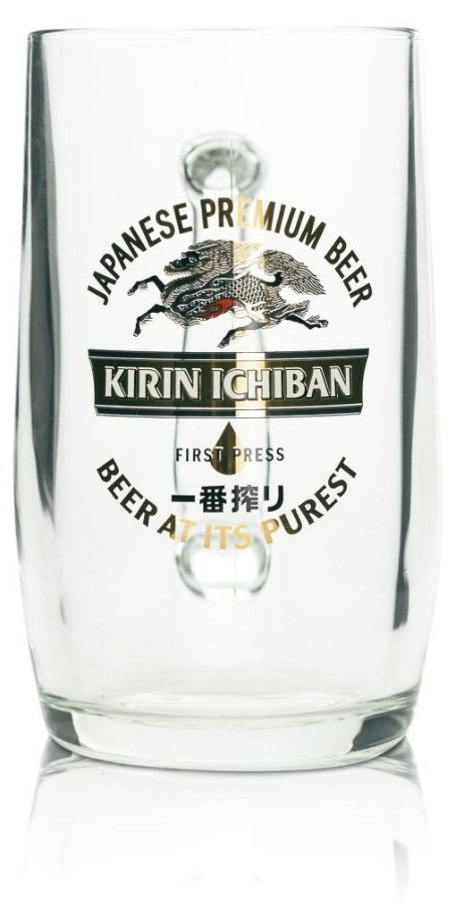 Kirin Ichiban Bier Glas 0,5l Krug japanisches Beer Seidel Produktbild 