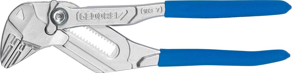GEDORE 183 7 TC Zangenschlüssel 7" TC mit getauchten Griffhüllen, 3066029