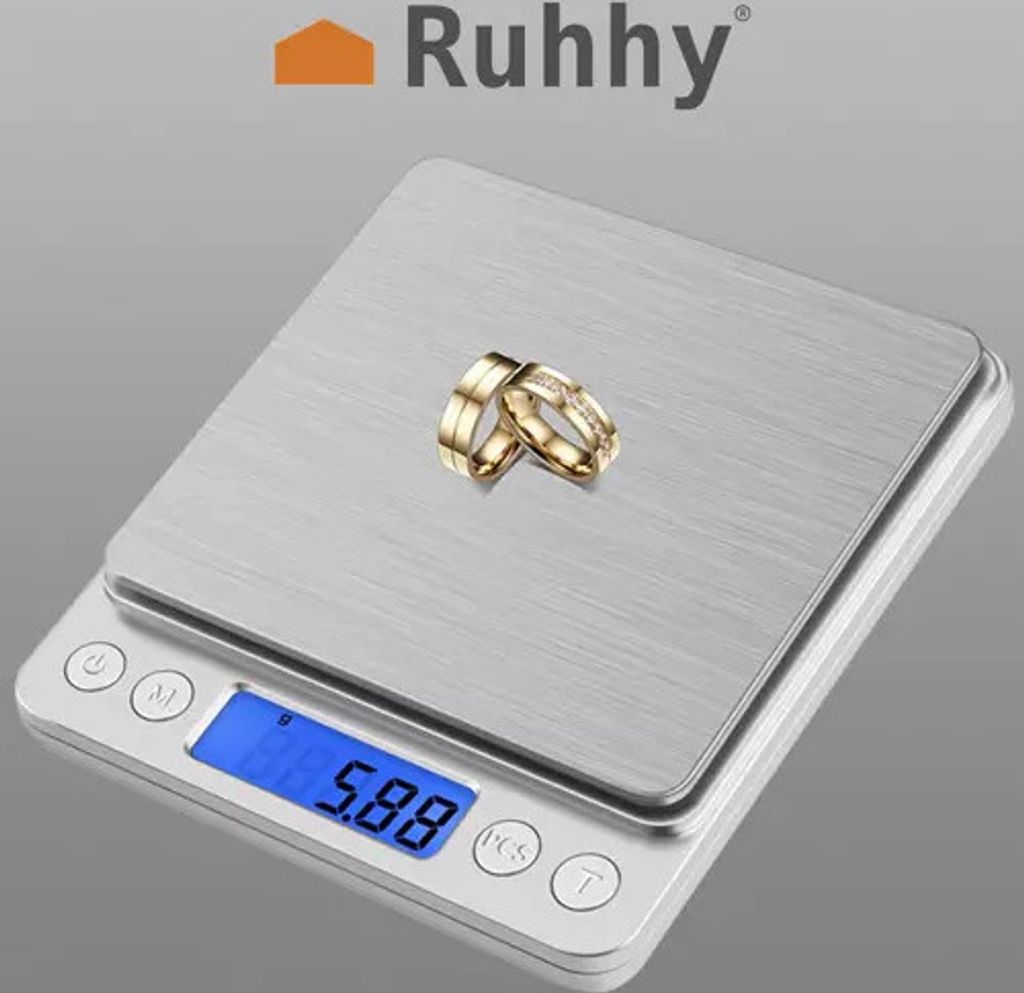 Ruhhy 19899 Cyfrowa waga kuchenna 0,01g - 500g Zdjęcie produktu 17