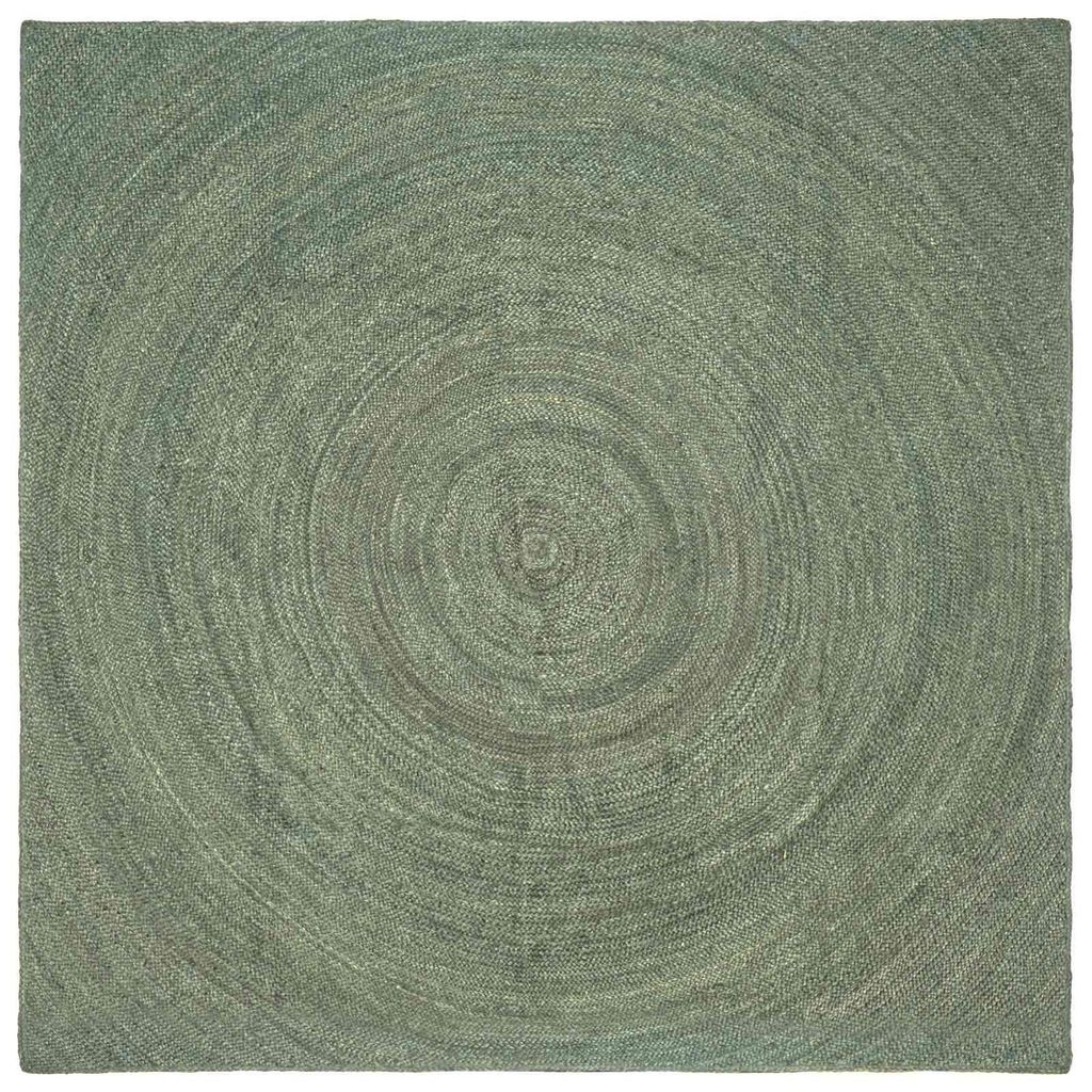 vidaXL Bereichsteppiche Olive Grün 200 x 200 cm Jute