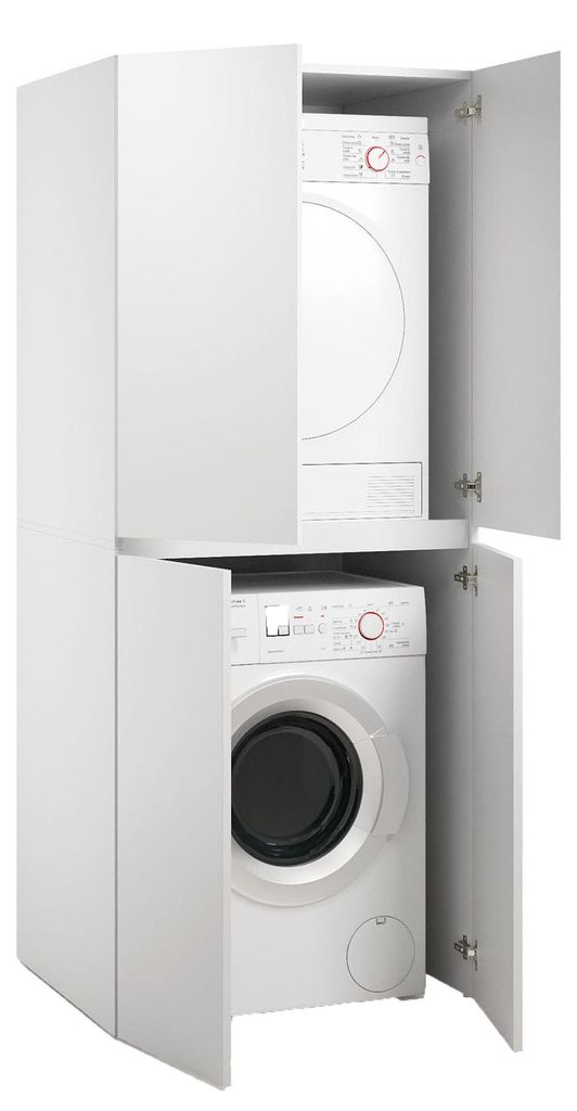 Flagler - Großer Mehrzweckschrank, 70x195h cm Weiß, ein Produktbild 