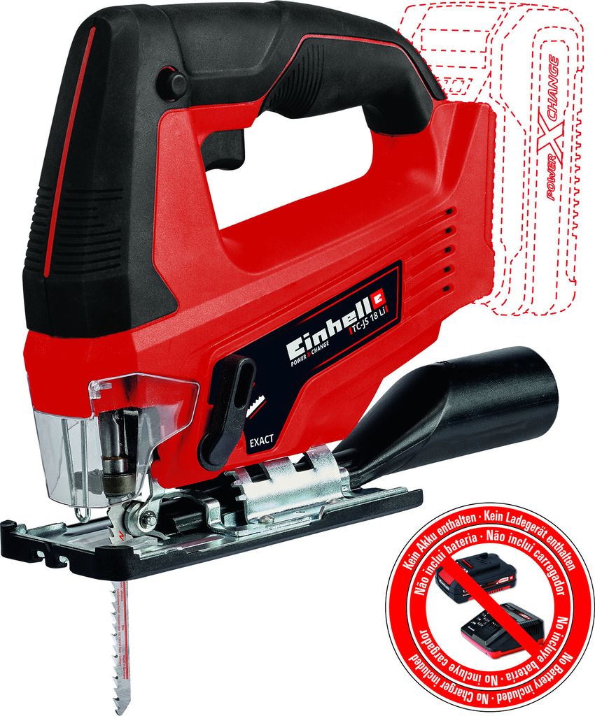 Akumulátorová přímočará pila Einhell TC-JS 18 Li Solo Obrázek produktu