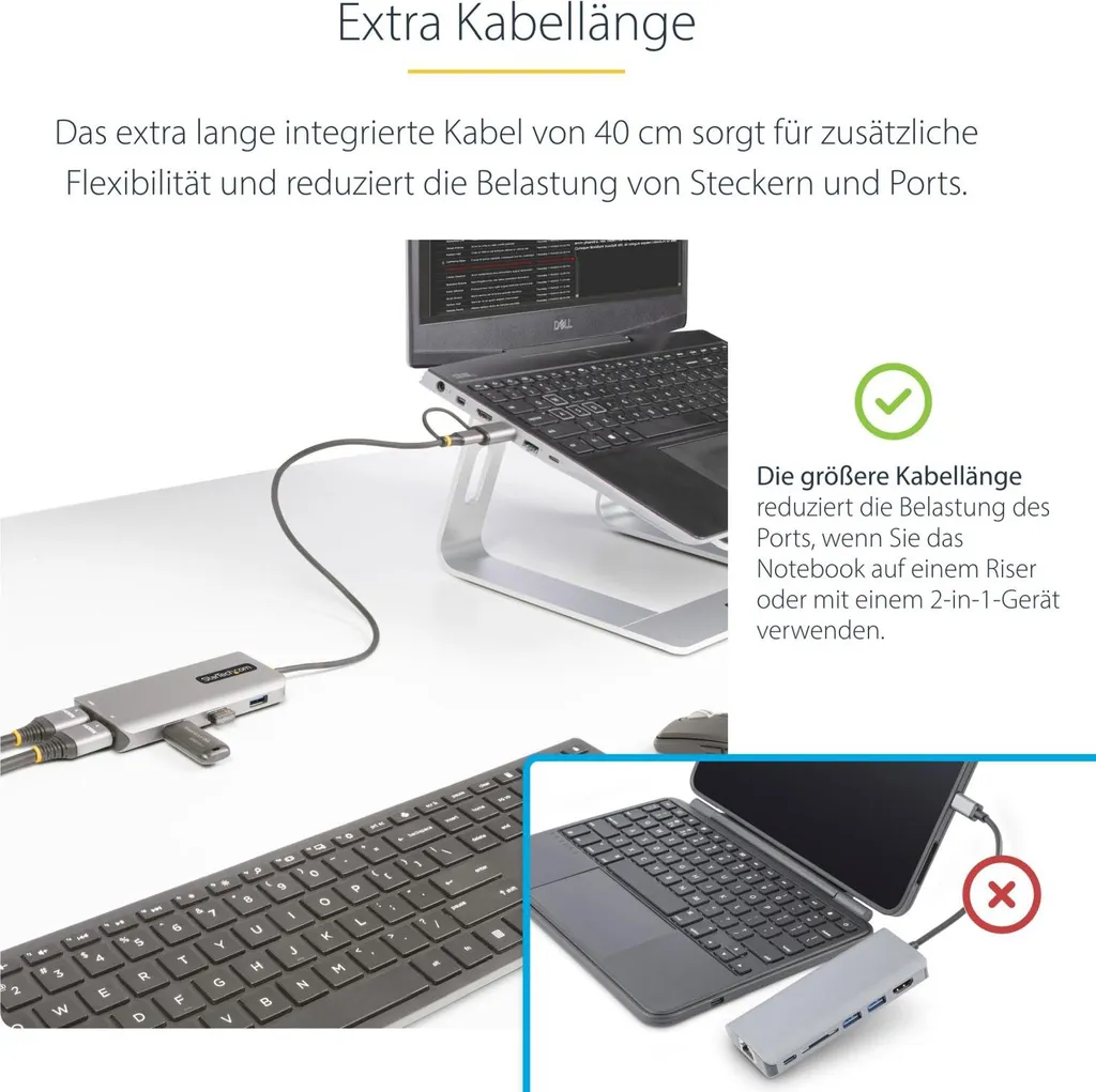 Adaptateur Double Écran HDMI pour PC Portable USB-C et USB-A - Bureau IT - 11