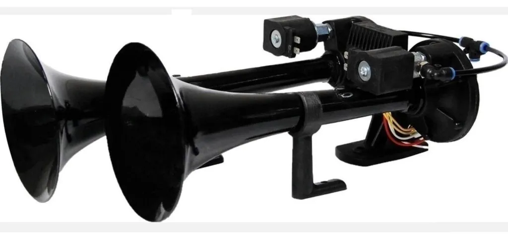 Klaxon HI-DO 135 dB à double tonalité TGV pour voiture et utilitaire