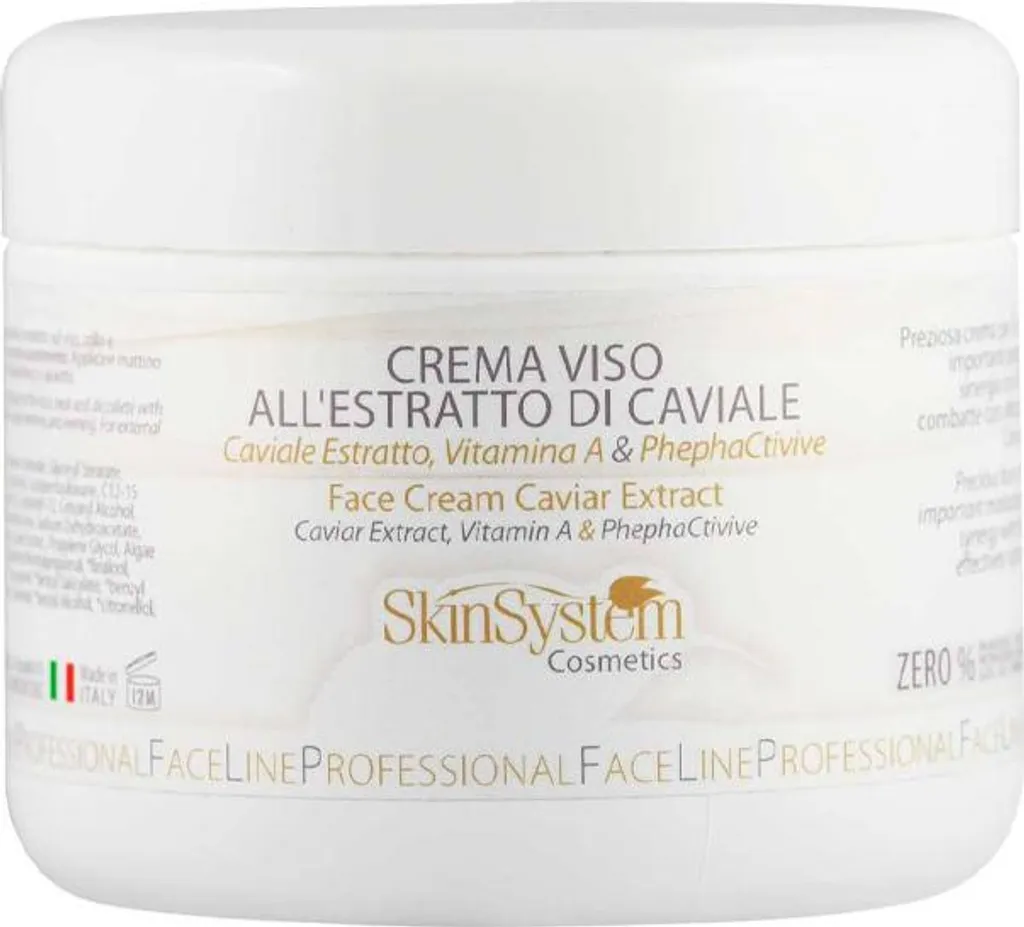 Crème Visage Régénérante Caviar SkinSystem 250ml pour Éclat du Teint