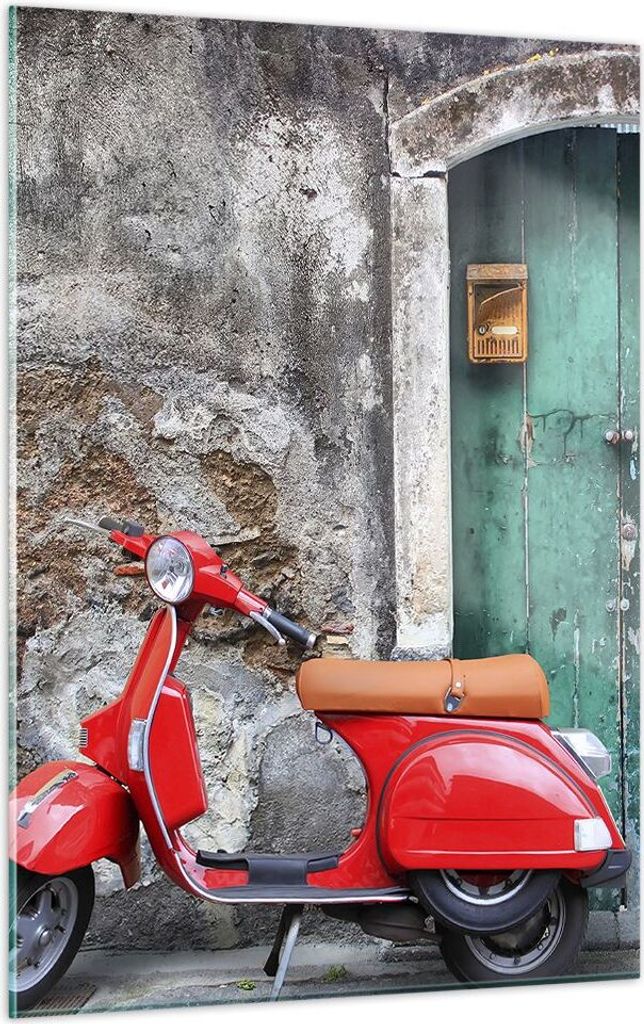Bilder auf glas - Einteilig - Scooter transport italien Produktbild 