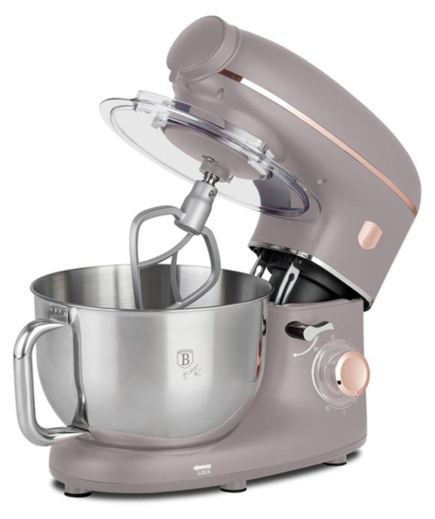 BERLINGERHAUS Kchenmaschine mit Mahlwerk und Mixer 1500 W Taupe Collection BH-9530