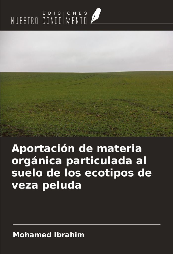 Aportación de materia orgánica particulada al suelo de los ecotipos de veza peluda