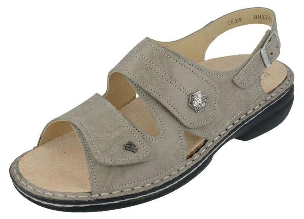 Finn Comfort Milos bequeme Damen Sandale, Taupe (Beige), Produktbild 