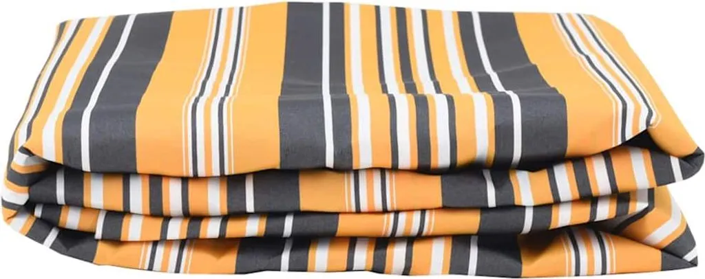 Sostituzione Tenda Sole 1000x160 Tela Poliestere Gialla e Grigia