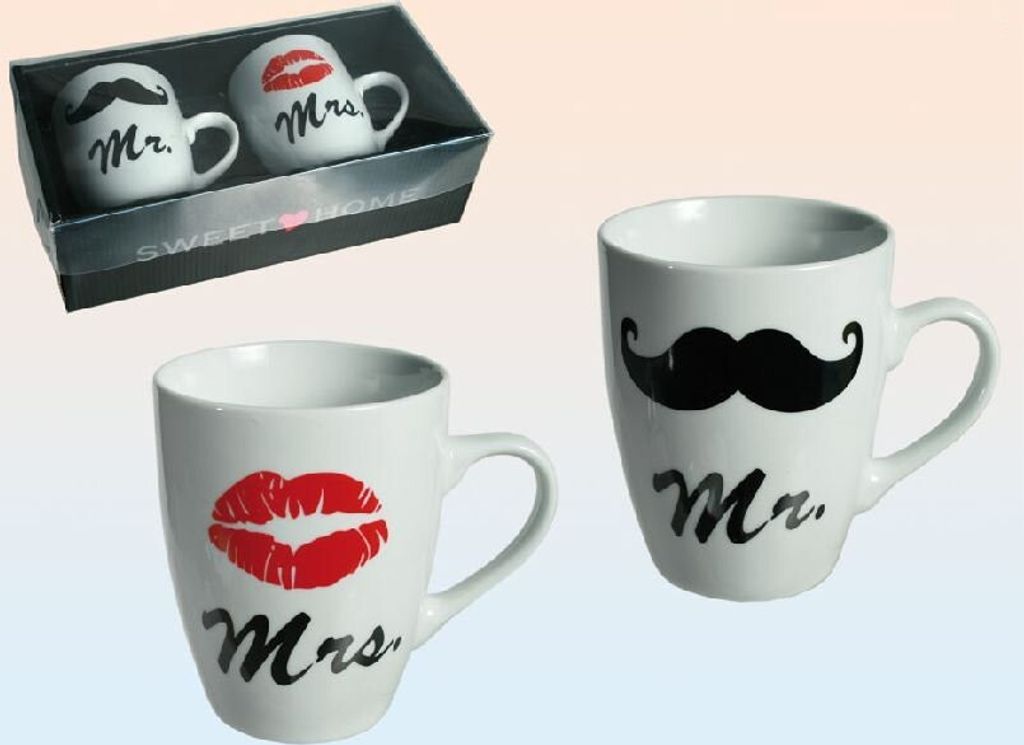 New Bone China-Becher, Mr. & Mrs., Produktbild 22