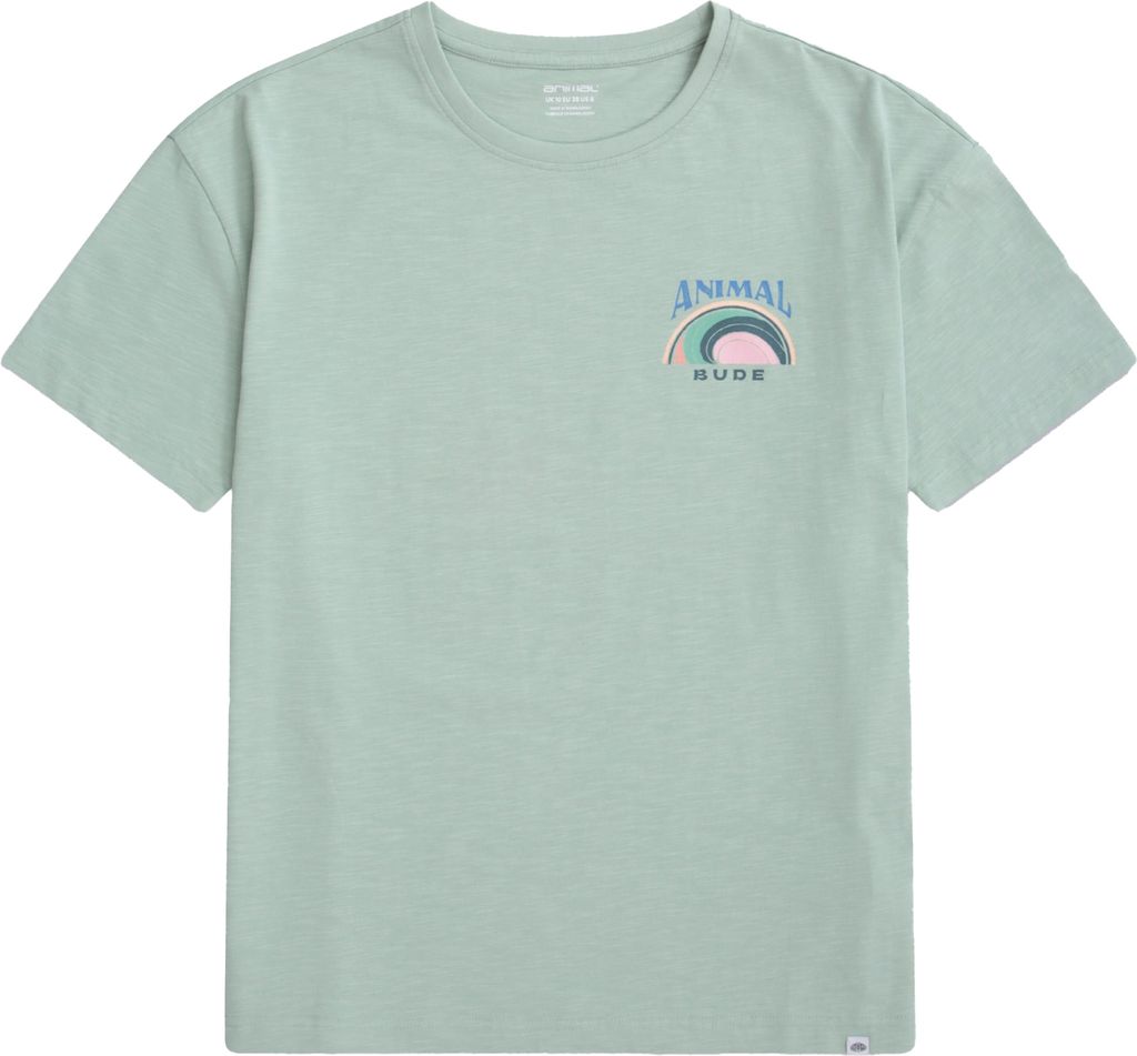 Animal - "Leena Bude" T-Shirt für Damen MW4239 (36 DE) (Grün)