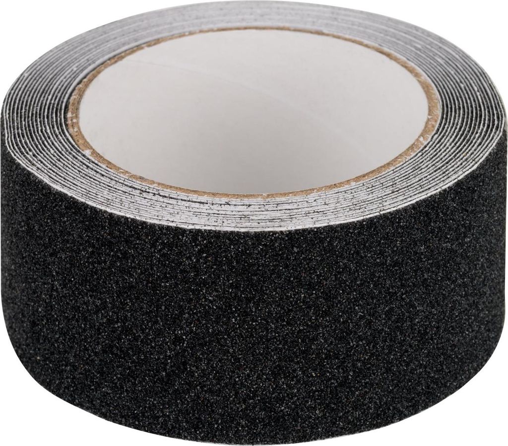 Taśma antypoślizgowa czarna 0,75 mm x 50 mm x 5 m REBEL Zdjęcie produktu 