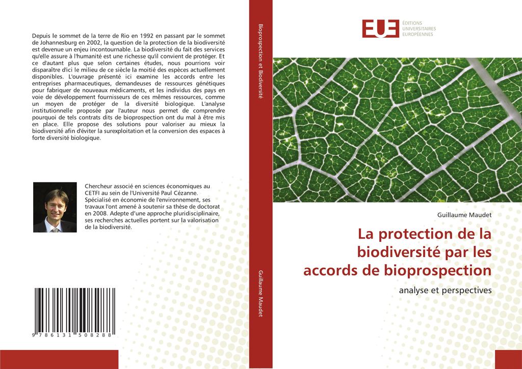 La protection de la biodiversité par les accords de bioprospection