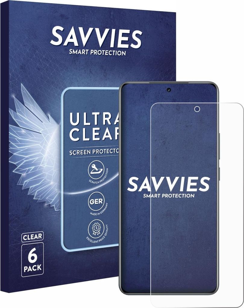 6x Für realme Neo 8 Schutzfolie Savvies Displayschutz Display Schutz Folie Klar Transparent